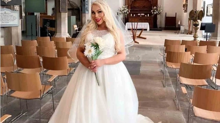 Brezilyalı fenomen isim kendisiyle evlendi. Düğününden fotoğrafları sosyal medyayı salladı