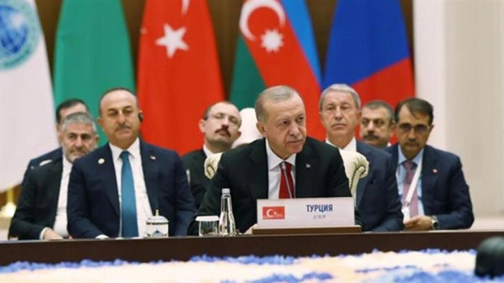 Cumhurbaşkanı Erdoğan, ŞİÖ Zirvesi’nde konuştu: Türkiye, dünyanın en cömert ülkesi