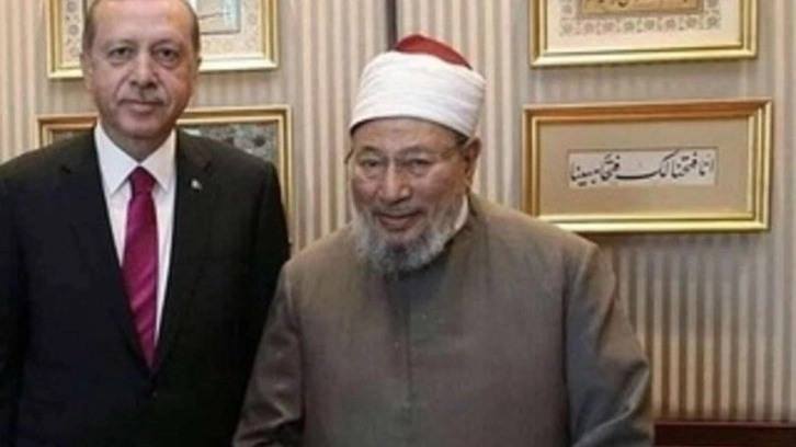 Cumhurbaşkanı Erdoğan'dan vefat eden Yusuf el-Karadavi'nin oğluna taziye telefonu