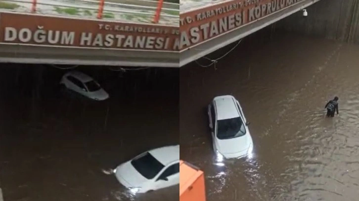 Diyarbakır sağanak yağışa teslim oldu! Yağışlar hayatı olumsuz etkiledi