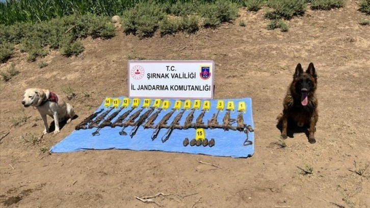 Eren Abluka-17 Operasyonu bölgesinde silah ve mühimmat 