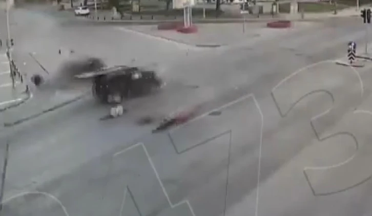Gaziantep’teki trafik kazaları kameraya yansıdı
