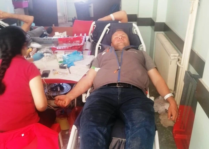 Hisarcık’ta kan bağışı kampanyası
