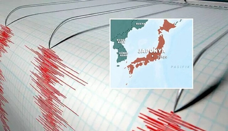 Japonya'nın kuzeybatısında 6 büyüklüğünde deprem meydana geldi