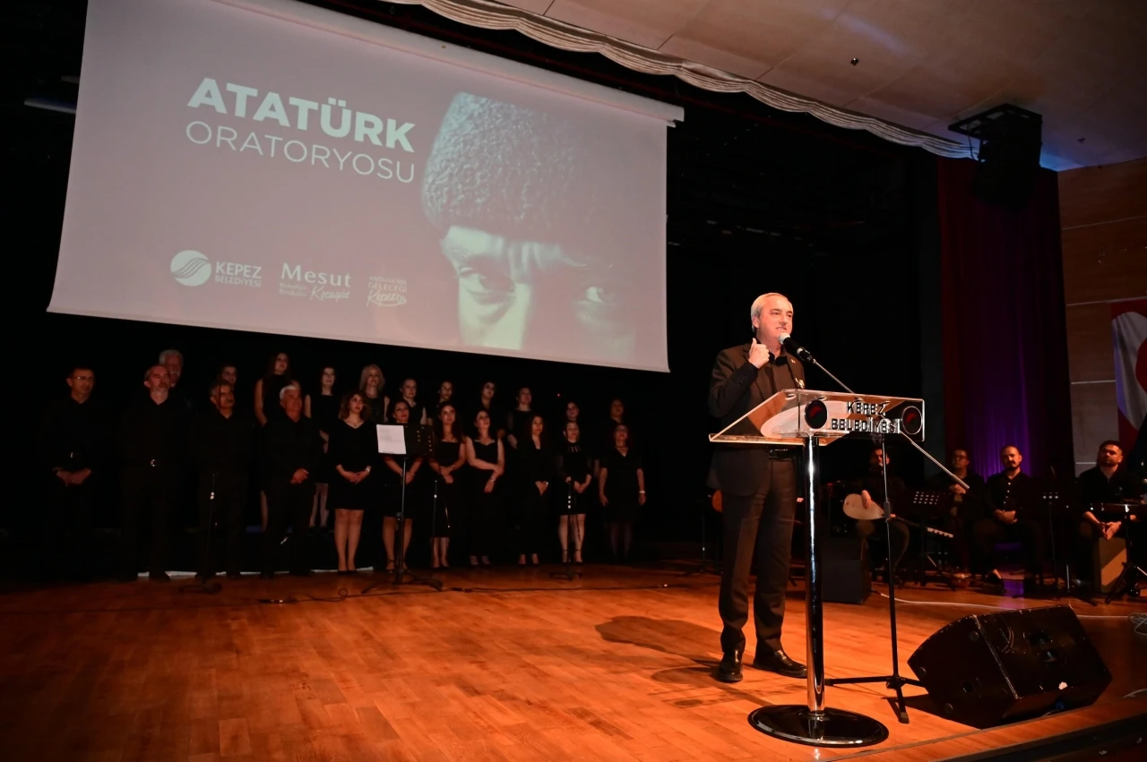 Kepez’de Atatürk Anısına Oratoryo