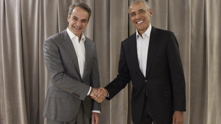 Miçotakis, Barack Obama ile Atina'da görüştü