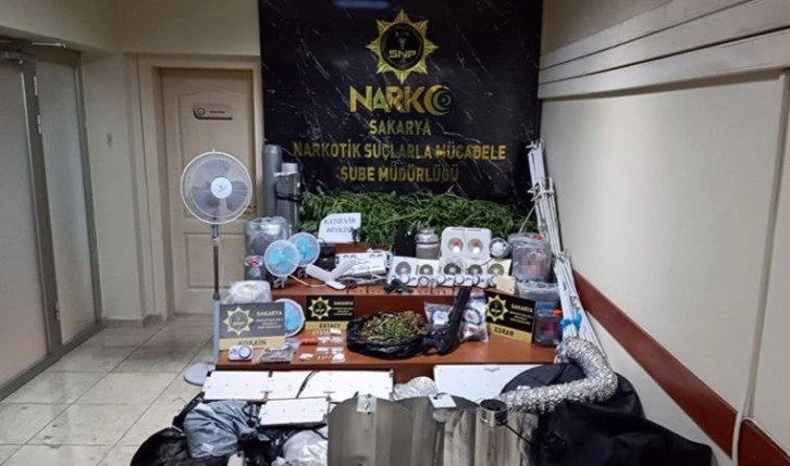Sakarya’da uyuşturucu operasyonları: 103 şüpheli yakalandı