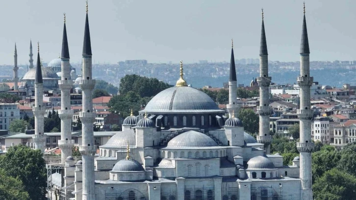 Sultanahmet Camii’nin 4 minaresinin restorasyonu tamamlandı
