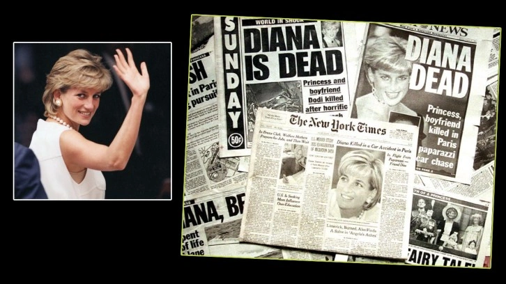 Trajik kazada hayatını kaybeden Diana'nın 
