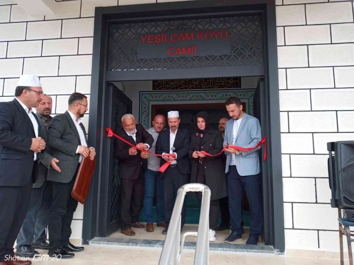 Yeşilçam Köyü camii açıldı
