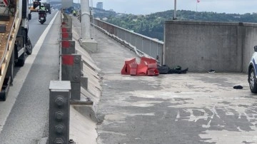 15 Temmuz Şehitler Köprüsü'nde feci kaza! Motosikletten fırladı hayatını kaybetti