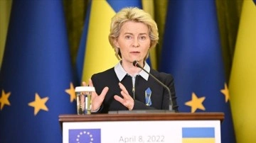 AB Komisyonu Başkanı von der Leyen Ukrayna'da