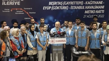 Bakan Karaismailoğlu: Kağıthane-İstanbul Havalimanı metrosunu kasımda hizmete alacağız