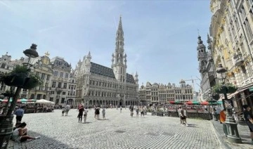 Belçika'da çalışanlar zam talebiyle greve gitti