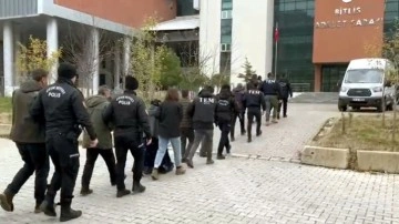 Bitlis merkezli 9 ilde operasyon. Çok sayıda tutuklama kararı