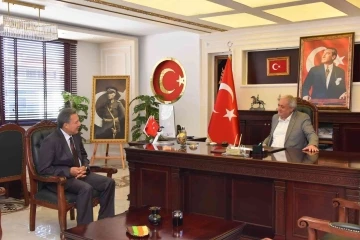 Cezaevi Müdürü Aytuttu’dan Başkan Bakkalcıoğlu’na veda ziyareti
