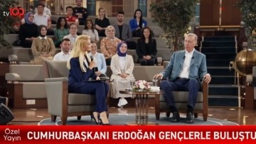 Cumhurbaşkanı Erdoğan gençlerin sorularını yanıtlıyor