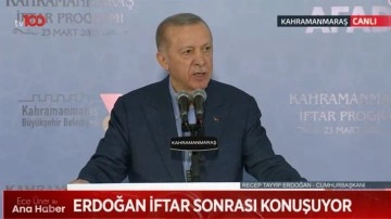 Cumhurbaşkanı Erdoğan iftar mesajı: Gönül yaralarına bir nebze merhem süreceğiz.