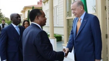 Cumhurbaşkanı Erdoğan, Kongo Cumhuriyeti Cumhurbaşkanı N'Guesso ile görüştü