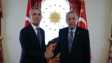 Cumhurbaşkanı Erdoğan NATO Genel Sekreteri Stoltenberg'le görüştü