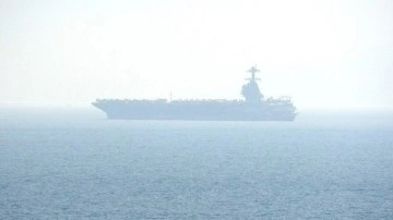 Dünyanın en büyük uçak gemisi USS Gerald R. Ford, Antalya açıklarına demirledi