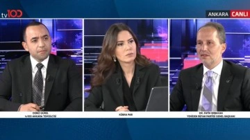 Fatih Erbakan TV100'de adaylığını açıkladı: Cumhurbaşkanımız da aday olmayacak...