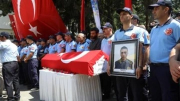 Gaziantep'de görev şehidi olan itfaiye erleri son yolculuğuna uğurlandı!