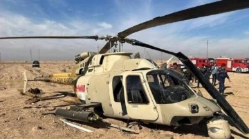 Irak'ta helikopter düştü. Eğitim uçuşu yapan helikopterin pilotları yaralandı