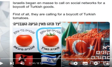 İsrail'li siyonistlerden Türk mallarına boykot çağrısı