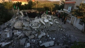 İsrail zulmü sürüyor: Filistinlilerin evleri yıkıldı