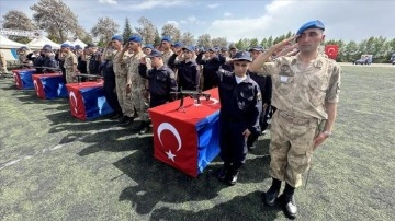 Karabük'te engelli bireyler bir günlük temsili askerlik yaptı