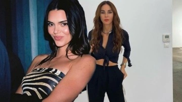 Kendall Jenner'ın kıyafetini giydi, Defne Samyeli sosyal medyanın diline düştü