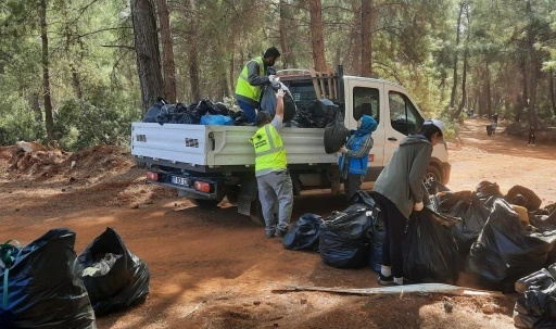 Kepez’de el ele orman temizliği