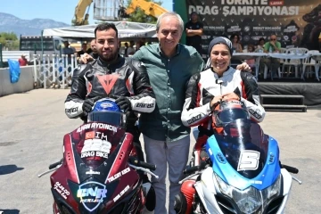 Kepez’de Motodrag rüzgarı esti