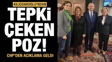 Kılıçdaroğlu'ndan tepki çeken poz! Sosyal medyada gündem oldu! CHP'den açıklama!