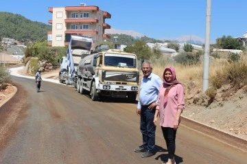 Kumluca Ortaköy yolu da tamam!