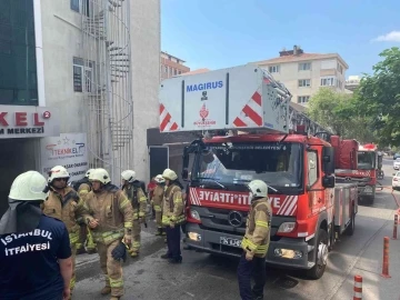 Maltepe’de araç onarım merkezinde korkutan yangın
