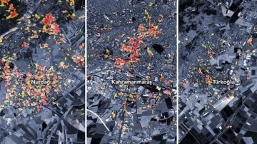 NASA’dan Kahramanmaraş depremi raporu. Dikkat çeken görüntüler...