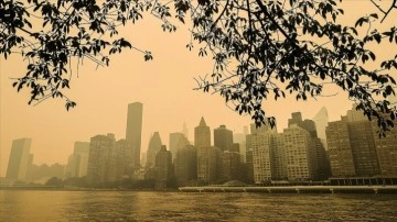 "New York'taki duman iklim krizinin sembolü"