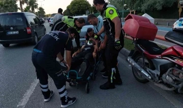 Samsun’da motosiklet ile otomobil  çarpıştı: 1 yaralı
