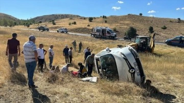Sivas'ta feci kaza. Bir kişi öldü, 4 kişi ağır yaralandı
