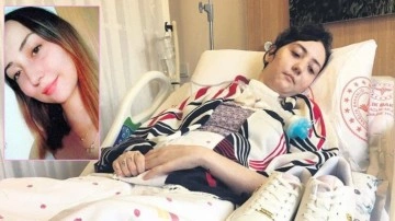 Trafik canavarı 21 yaşındaki Almina'yı yatağa bağladı