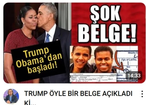 Tramp, Obama'dan başladı..