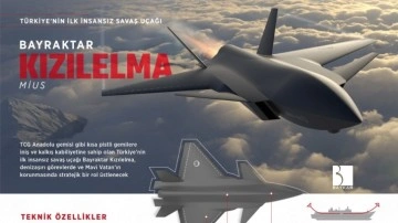 Türkiye'nin ilk insansız savaş uçağı Bayraktar Kızılelma göreve hazır