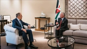 Ürdün Kralı'ndan Lavrov ile görüşmesinde "Suriye krizinde siyasi çözüm" vurgusu