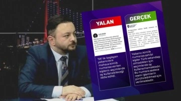 Yeni Çağ Gazetesi Haber Müdürü Fatih Ergin'den yabancı kimlik numarası yalanı