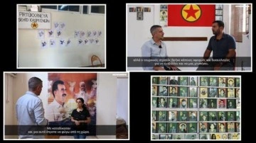 Yeni görüntüler: Yunan basını Lavrion Kampı'na girdi, PKK'yı aklamaya çalıştı