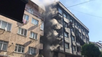 Zeytinburnu'nda tekstil atölyesinde yangın! Mahsur kalanlar kurtarılıyor
