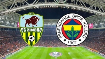 Zimbru Fenerbahçe CANLI İZLE